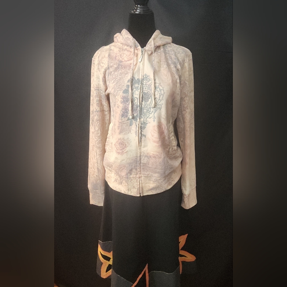 GreenTea Beige Artistic Hoodie